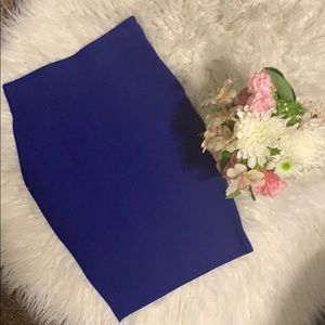 Size M Royal Blue Bodycon Skirt